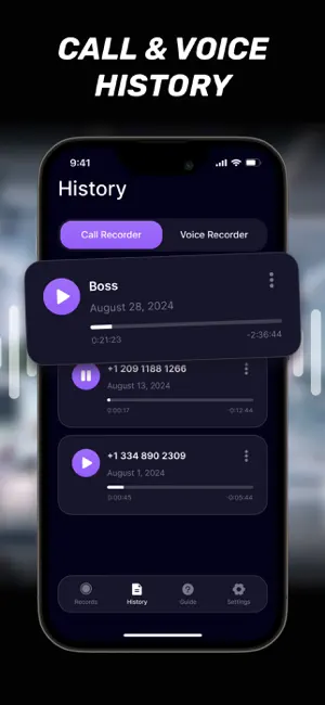 Advanced Audio & Call Recorder screenshot 4