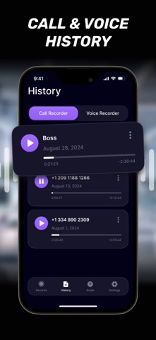Advanced Audio & Call Recorder iPhone screenshot