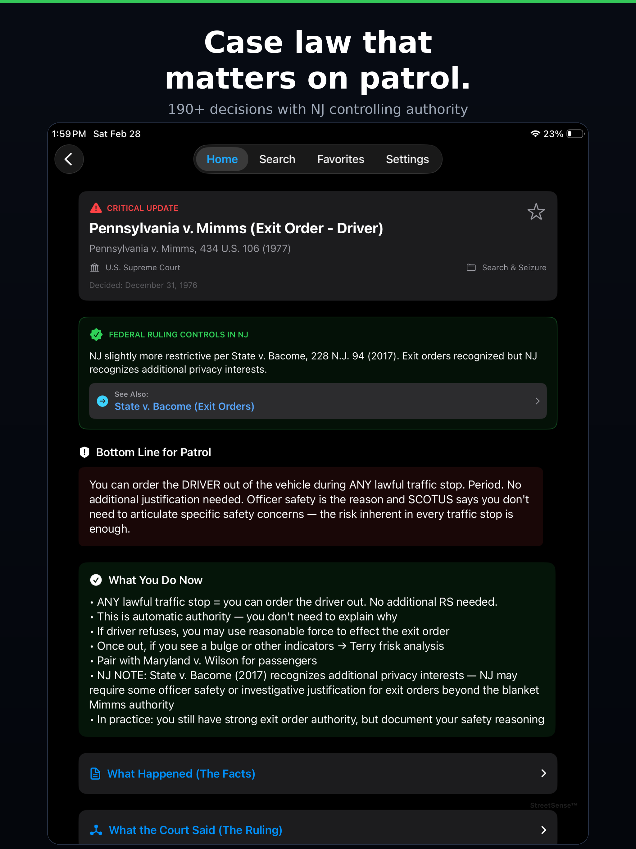 StreetSense — Police Law App screenshot 15