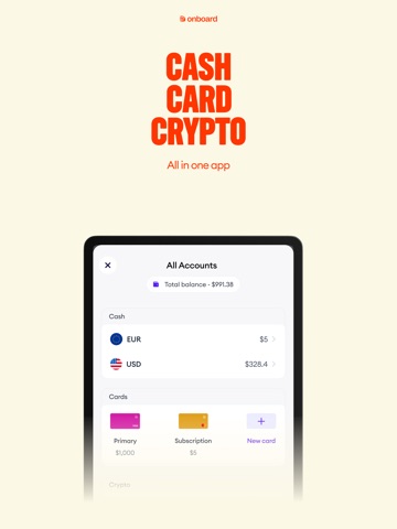 Onboard Wallet Screenshot 2