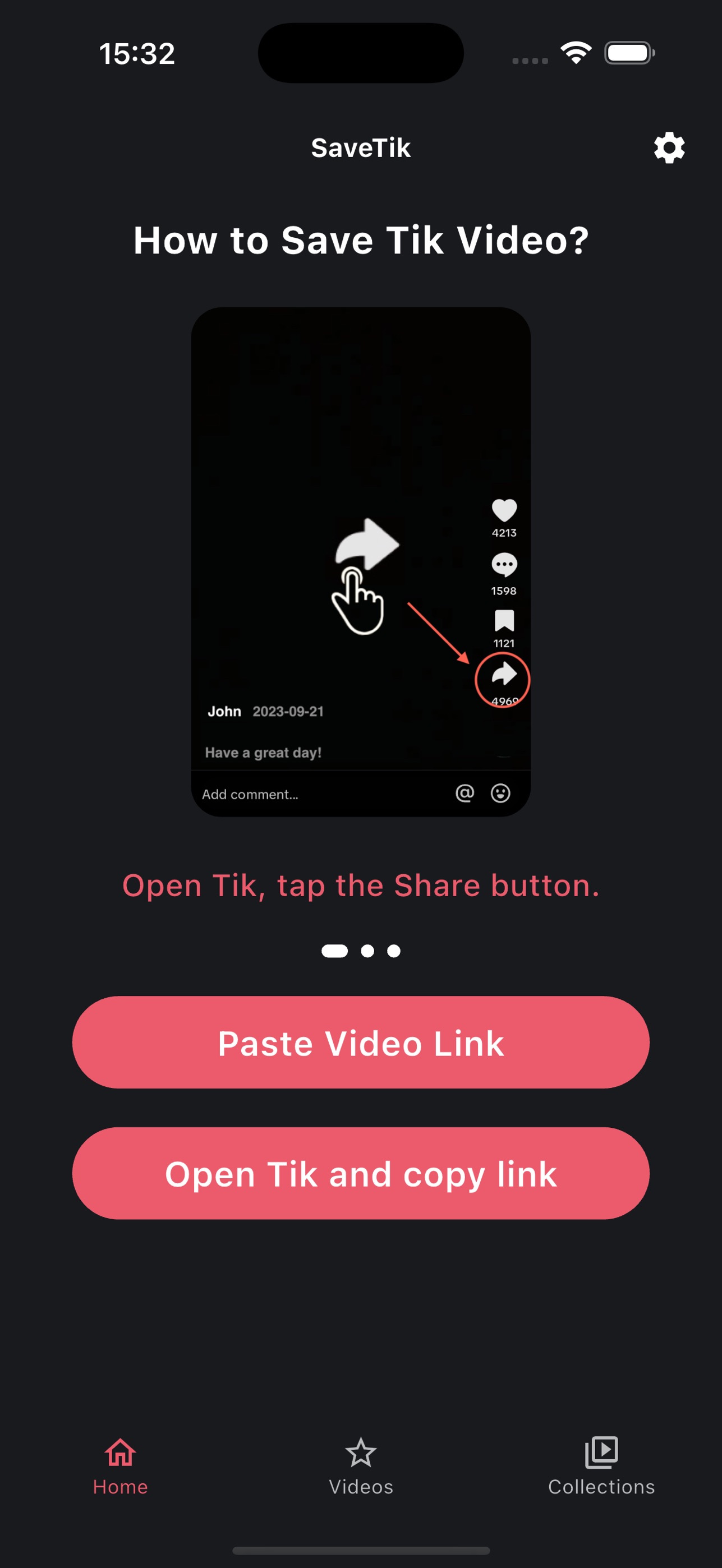 Screenshot 1 of Savetok: TickTock Videos Saver