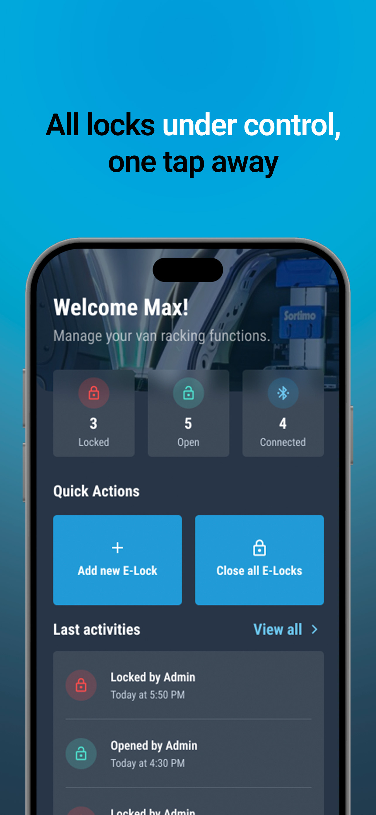 Sortimo Control System screenshot 2