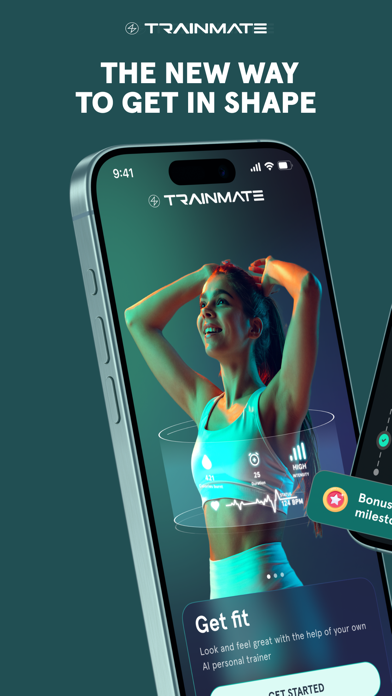 TrainMate - AI Fitness Coach iPhone screenshot 1 - Health & Fitness app