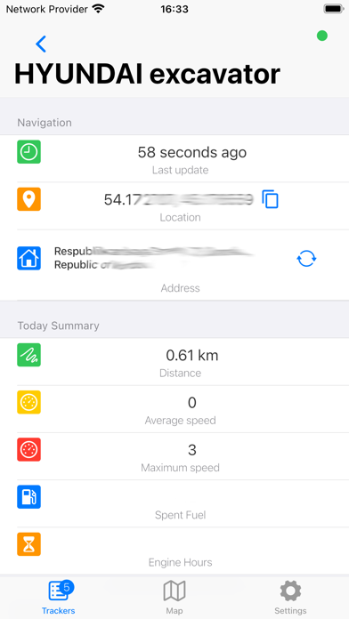 Another Tracking Client Screenshot