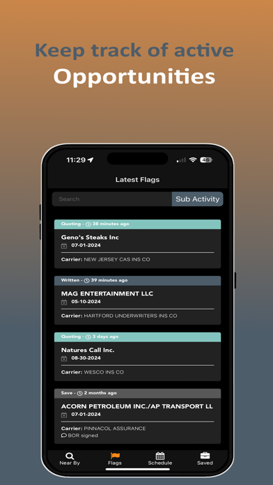 Insurance Xdate Screenshot