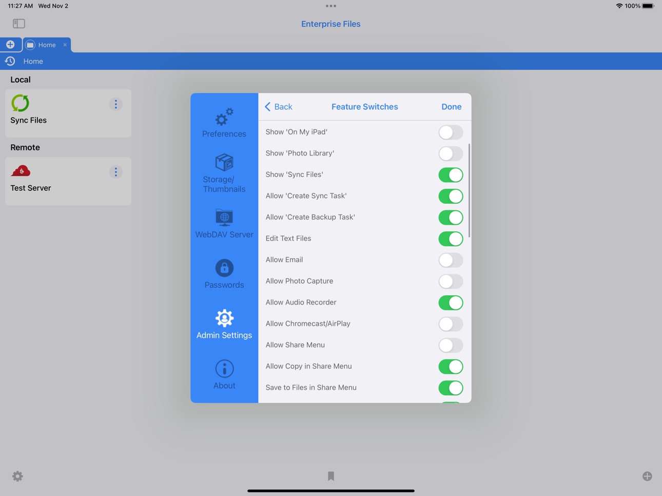 iPad screenshot