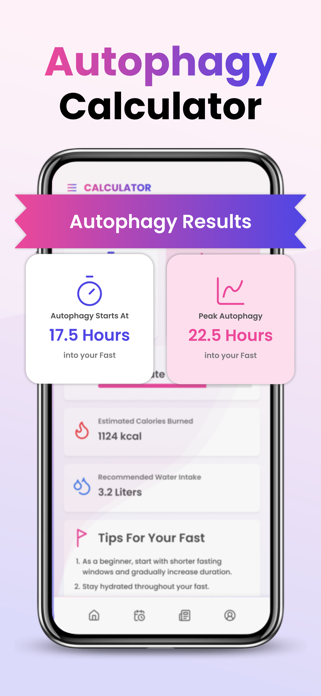 Autophagy Fasting Tracker Screenshot 5 of 8
