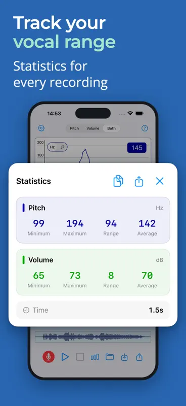 Voice Analyst: Pitch & Volume screenshot 3 of 7
