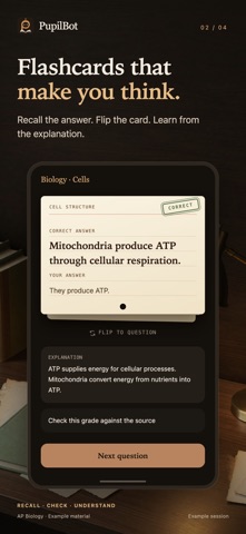 PupilBot: Scan Notes to Quiz Screenshot 2 of 4