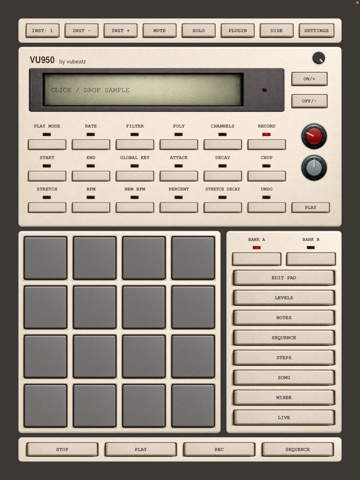 VU950 iPad screenshot