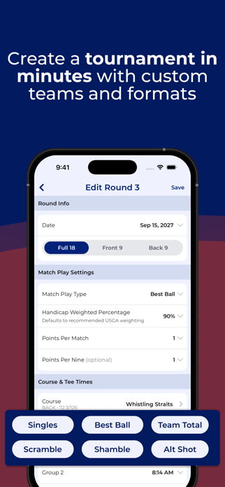 CupTracker: Team Match Play Screenshot 9 of 10
