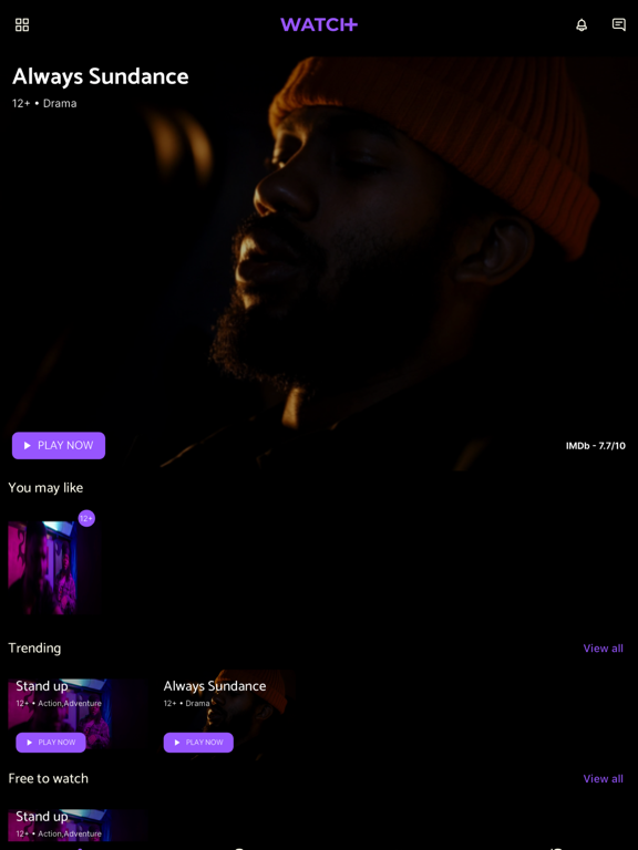Watch+ - Stream with friends iPad screenshot 2 - Entertainment app