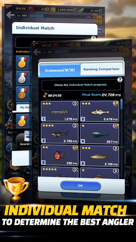 #6. Ace Fishing: Wild Catch (iOS) 由: Com2uS Corp.