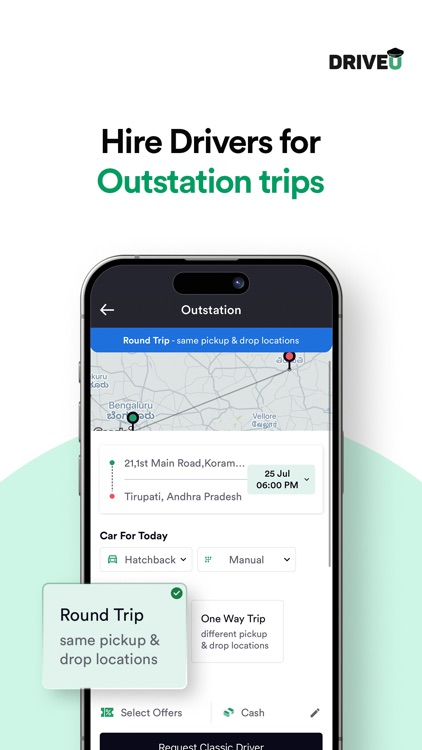 DriveU: Car Drivers & Services