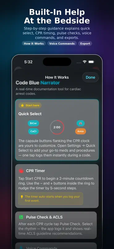 Code Blue Narrator screenshot 6 of 7