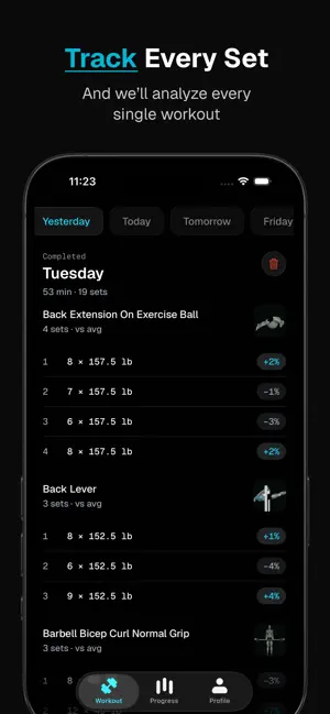 Pillar: Workout Planner screenshot 3