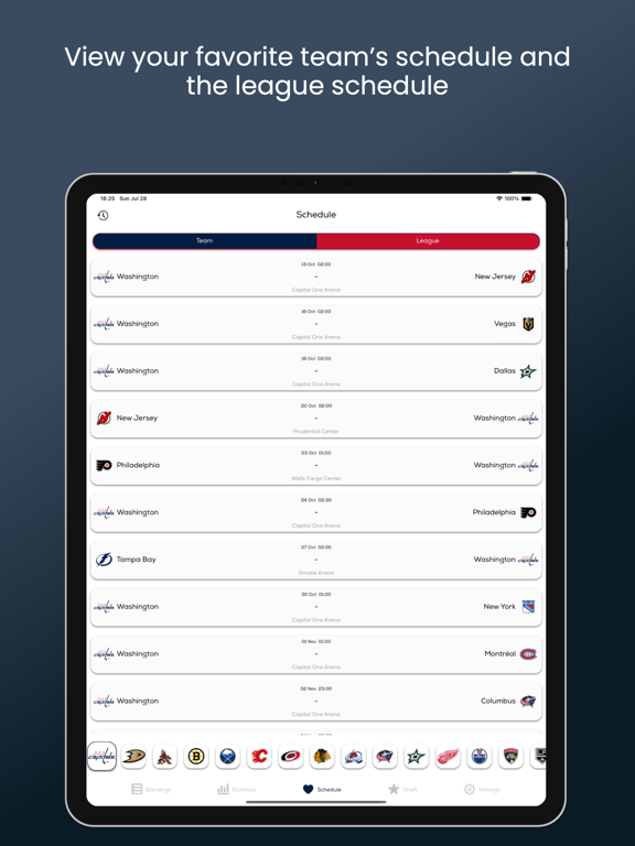 Hockey Insight iPad screenshot 3 - Sports app