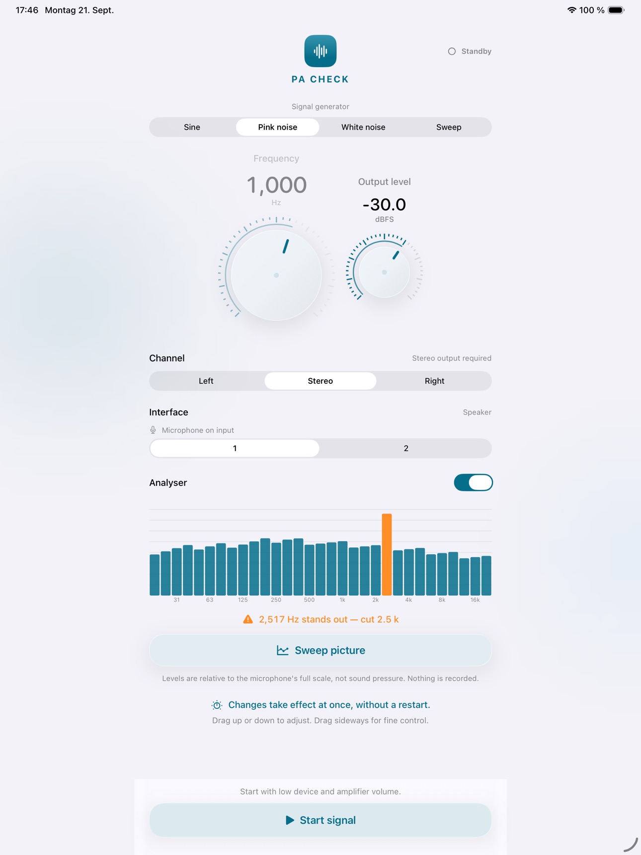 Screenshot 9 of PA Check – Tone & Analyser