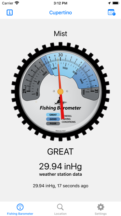 Fishing Barometer - Fishermen Screenshot