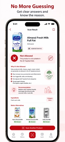 Attayebat: Food Scanner AI iPhone screenshot