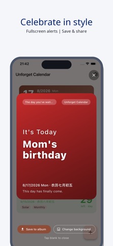 Unforget Calendar Screenshot 6 of 10