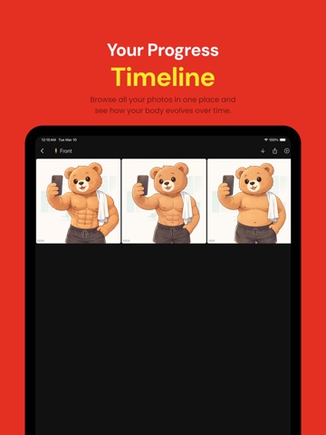 Body Timeline: Track your body iPad screenshot