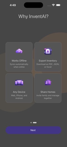 InventAI For Home iPhone screenshot
