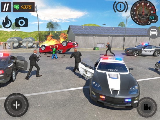 Screenshot #4 pour Police Chase Car Driving 3D