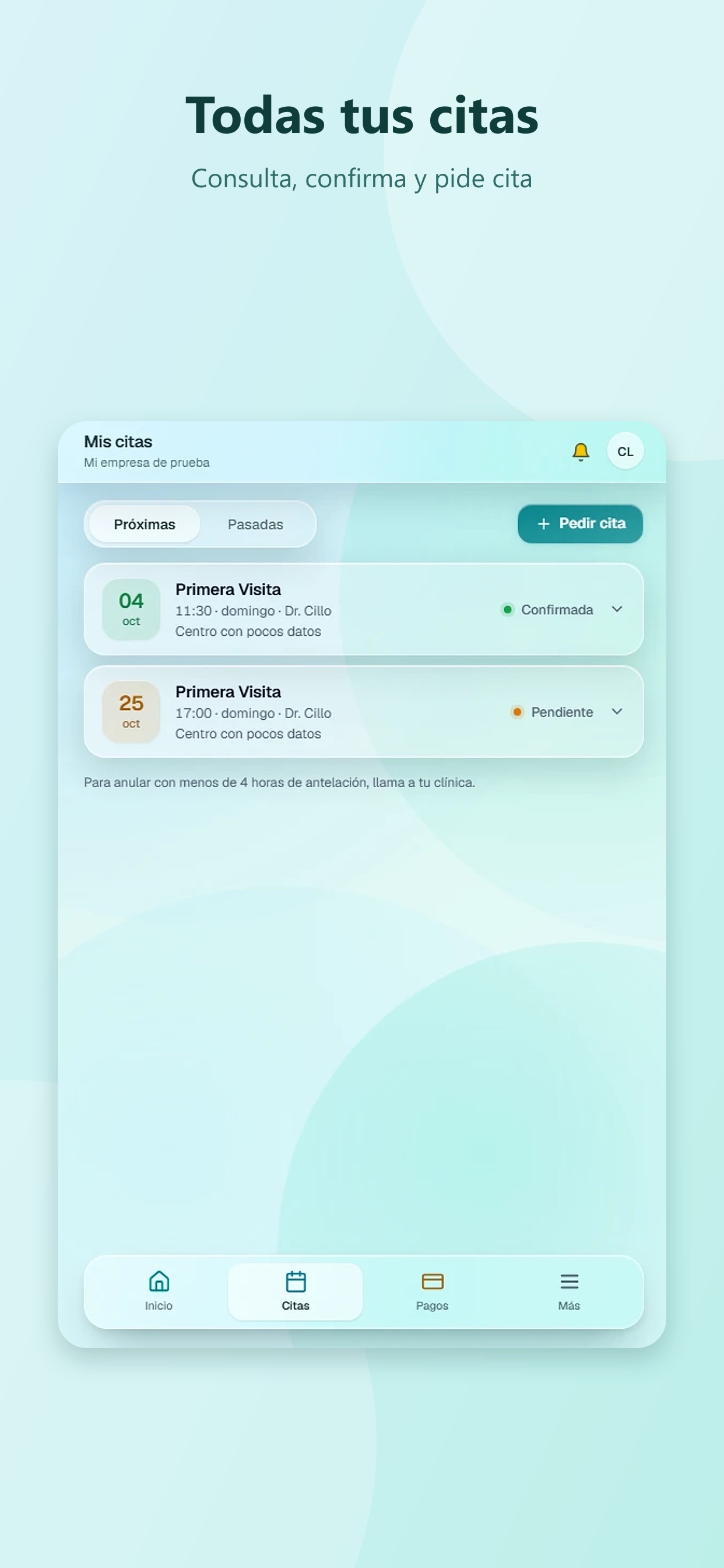 Screenshot 2 of Odontonet PortalPaciente Cloud