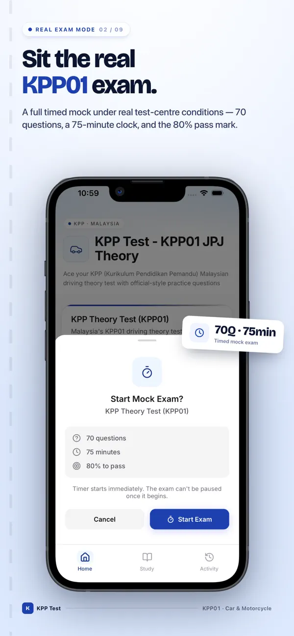 Screenshot #2 pour KPP Test - KPP01 JPJ Theory