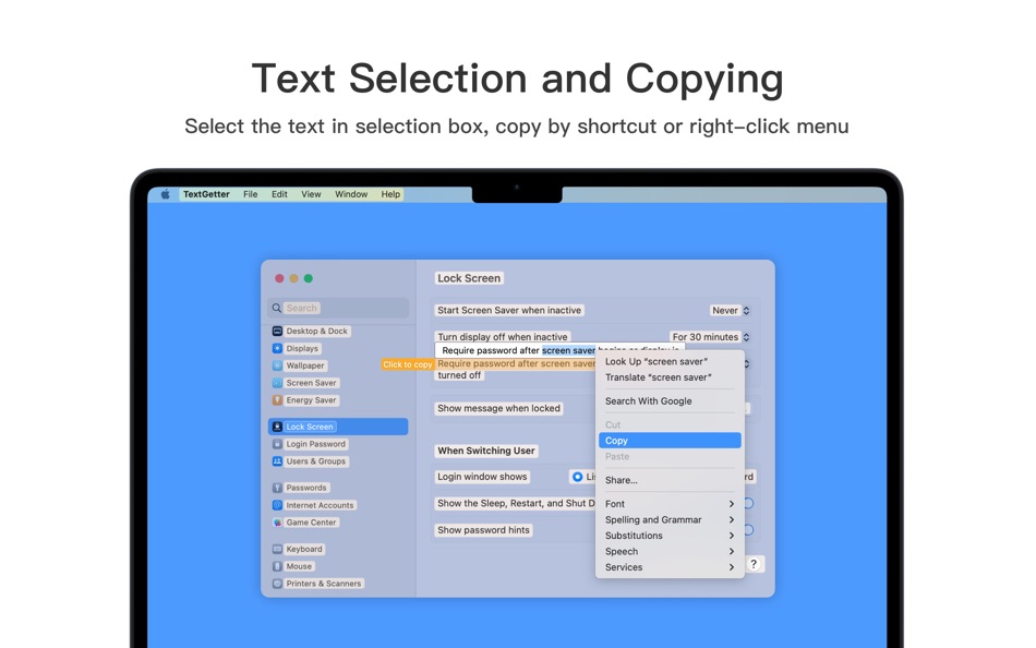 #2. TextGetter - Copy text quickly (macOS) 由: 伟坤 方