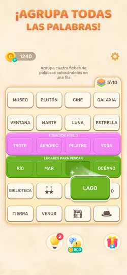Captura de pantalla de Connect Word Juego De Palabras en iPhone 1