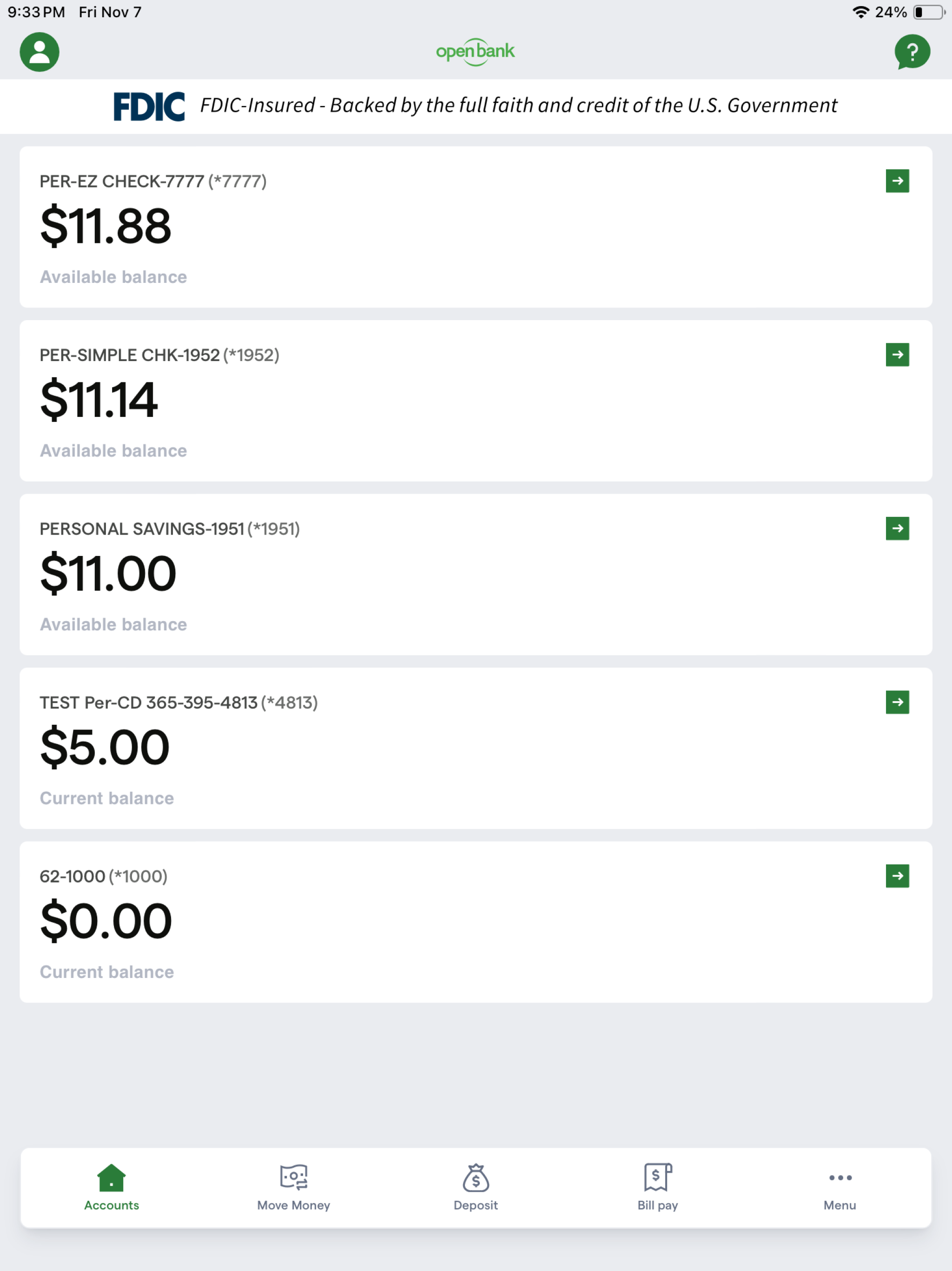 Open Bank Mobile screenshot 7