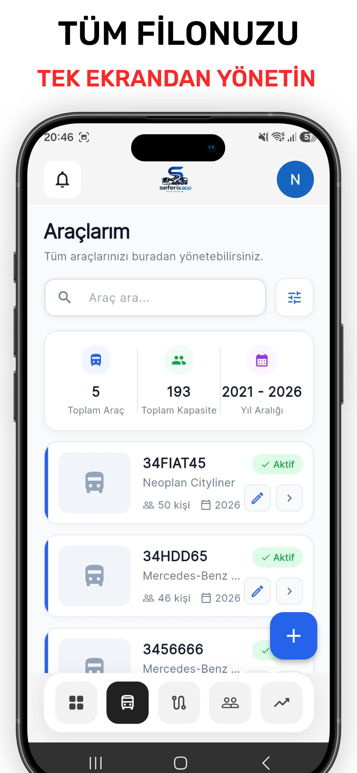 Seferix - Filo Yönetimi screenshot 3