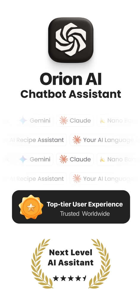 Orion AI - Chatbot Assistant - Productivity App | MWM