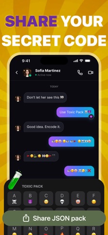 Emoji Code: Secret Chat & Text Screenshot 6 of 7