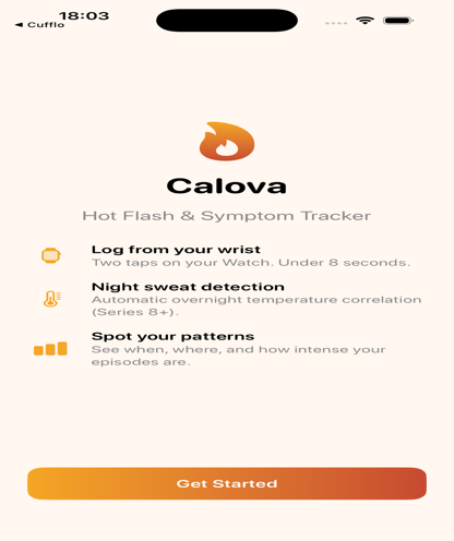 Calova — Hot Flush Tracker screenshot 8