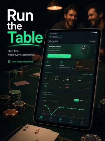 HG Poker iPad screenshot