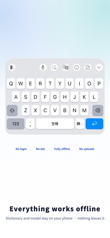 Pinyin Keyboard  Learn Chinese Screenshot 10 of 10