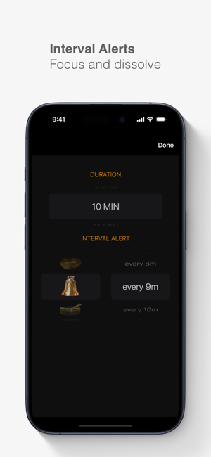 ‎Meditate: schermata dell'app Mindfulness