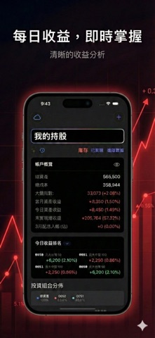 台股記帳小幫手 iPhone screenshot