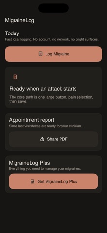 Migraine Tracker & Diary Screenshot 3 of 3