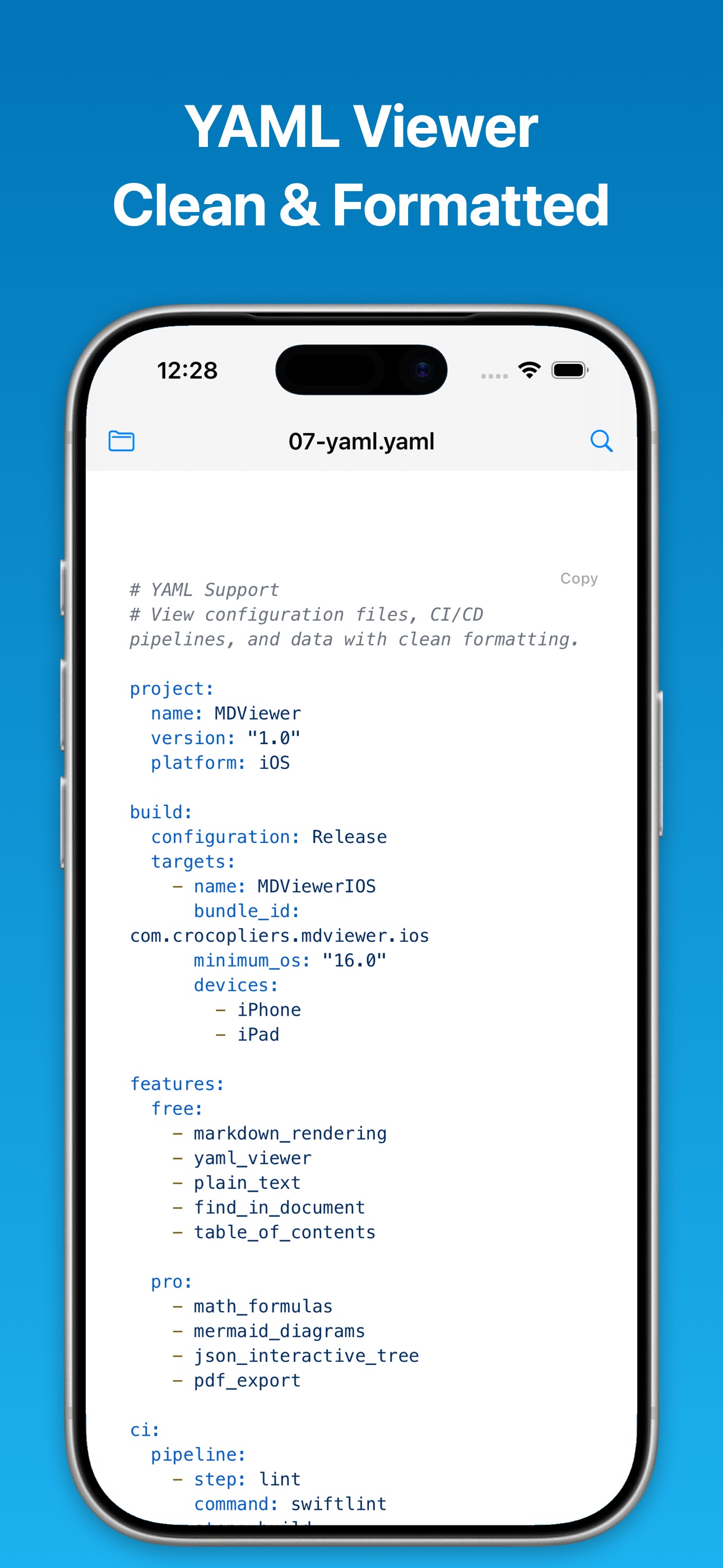 Screenshot 7 of MDViewer — Quick Markdown