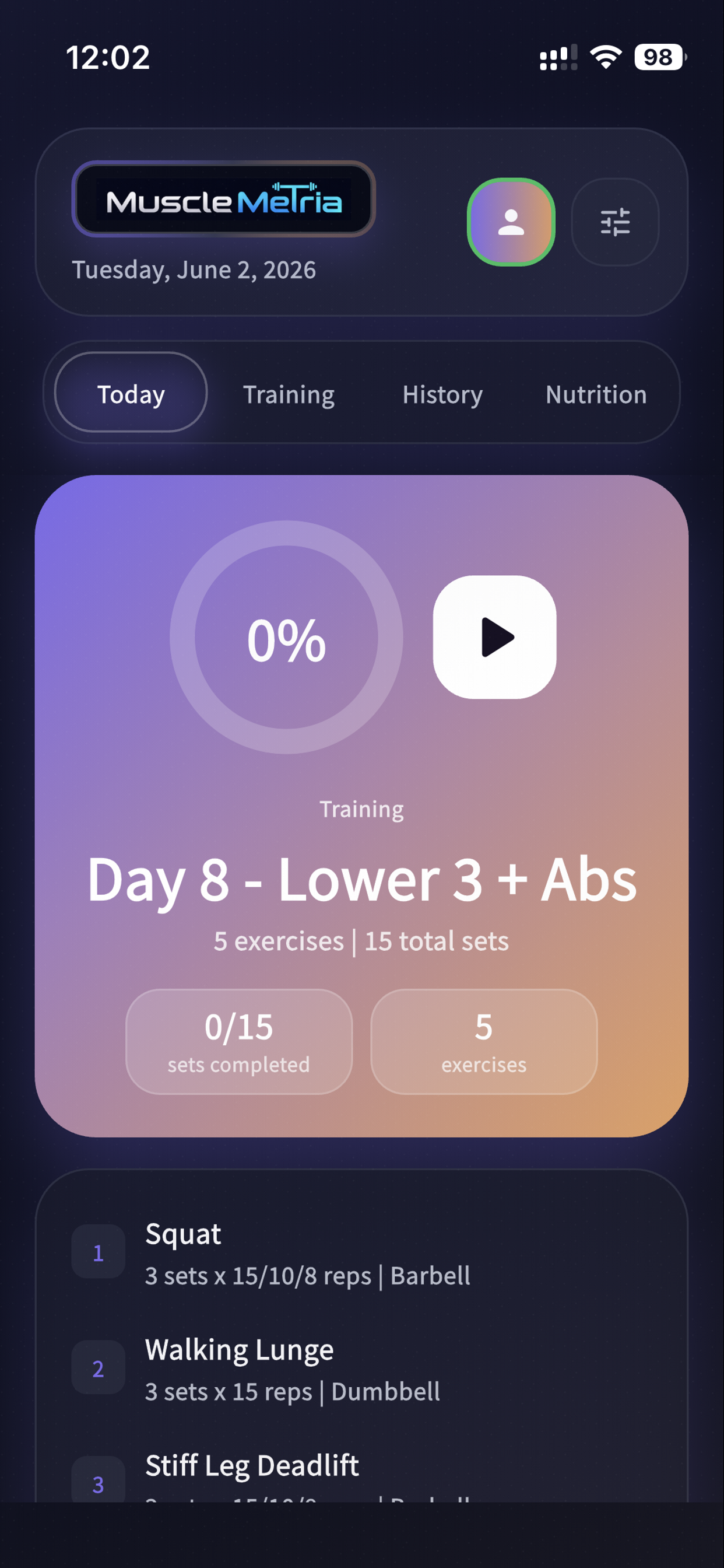 MuscleMetria screenshot 10