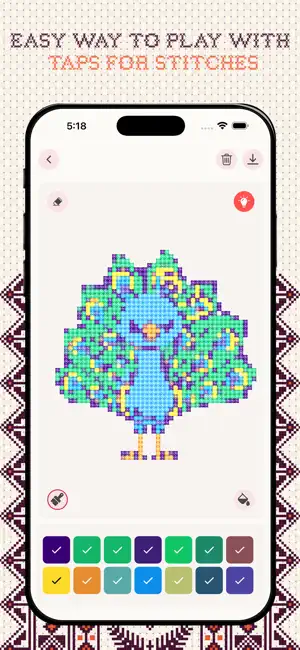 Cross Stitch Coloring Book screenshot 4