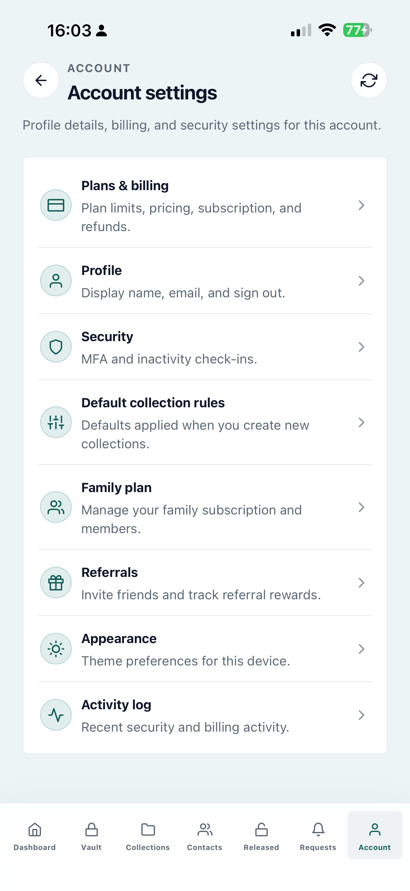 Digital Legacy Vault: Secure screenshot 8