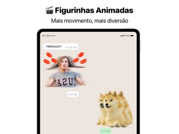 Top Figurinhas WASticker Maker iPad screenshot 6