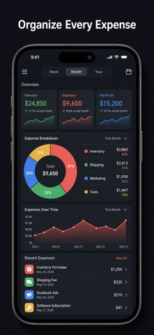 Profit Tracker: Income Expense iPhone screenshot