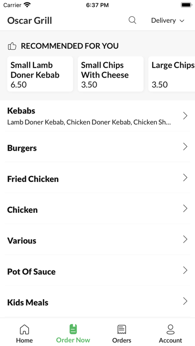 Oscar Grill. Screenshot