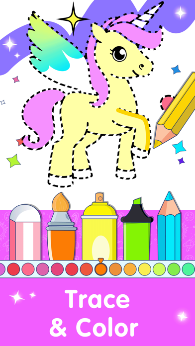 Drawing App Kids Coloring Book Screenshot